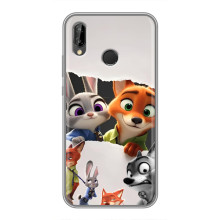 Силіконовий чохол з принтом Зоотрополіс для Huawei P Smart Plus , Nova 3i, INE-LX1