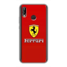 Силиконовый бампер с картинкой машины на Huawei P Smart Plus , Nova 3i, INE-LX1 (Ferrari Logo)