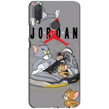 Силиконовый Чехол Nike Air Jordan на Хуавей П Смарт Плюс – Air Jordan