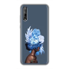 Чехлы (ART) Цветы на Huawei P Smart Pro (VPrint) (Цветы на голове)