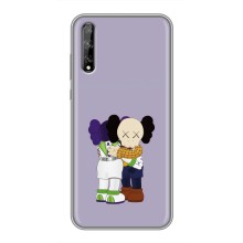 Чехлы для Huawei P Smart Pro - Bearbrick Louis Vuitton (PREMIUMPrint) (Дружба Беарбрик)