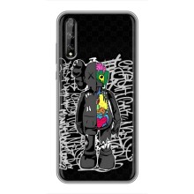 Чехлы для Huawei P Smart Pro - Bearbrick Louis Vuitton (PREMIUMPrint) (Стиль Bearbrick)