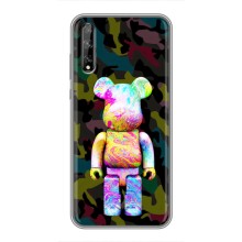 Чехлы для Huawei P Smart Pro - Bearbrick Louis Vuitton (PREMIUMPrint) (Яркий Bearbrick)