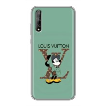 Чехлы Луи Витон для Huawei P Smart Pro (AlphaPrint - LOUIS VUITTON) (Микки Маус LV)