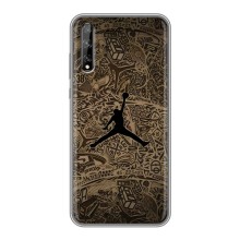 Чехлы для Huawei P Smart Pro - с картинкой JORDAN (AlphaPrint) (Logo Jordan)