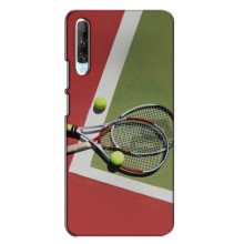 Чехлы с принтом Спортивная тематика для Huawei P Smart Pro – Ракетки теннис