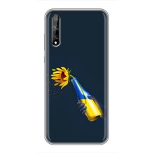 Чехол для Патриота Украины Huawei P Smart Pro - (AlphaPrint) (Коктейль молотова)