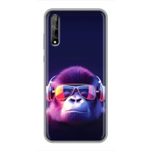 Чохол з Мавпами Huawei P Smart Pro - (AlphaPrint) – Стильна мавпа