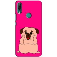 Чехол (ТПУ) Милые собачки для Huawei P Smart Z/ Y9 Prime 2019 (Веселый Мопсик)