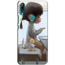 Девчачий Чехол для Huawei P Smart Z/ Y9 Prime 2019 (Девочка с игрушкой)