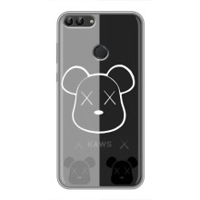 Чехлы для Huawei P Smart, Enjoy 7s, FIG-LA1 - Bearbrick Louis Vuitton (PREMIUMPrint) – БеарБрик глаза