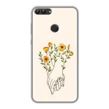 Чехлы для любимой на Хуавей П Смарт (VPrint) (Руки любві)