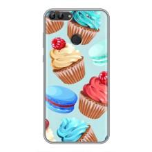 Чохли з фруктами для Huawei P Smart, Enjoy 7s, FIG-LA1 (VPrint) (Кексики)