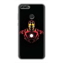 Чехлы с героями Марвел Huawei P Smart, Enjoy 7s, FIG-LA1 (VPrint)