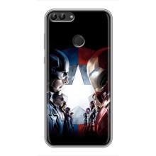 Чехлы с героями Марвел Huawei P Smart, Enjoy 7s, FIG-LA1 (VPrint)