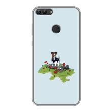 Чехлы с картинкой собаки Патрон для Huawei P Smart, Enjoy 7s, FIG-LA1 (AlphaPrint) – Сапер Пес