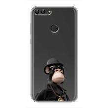 Чохли з Мавпами NFT для Huawei P Smart, Enjoy 7s, FIG-LA1 (AlphaPrint) (Мавпа NFT)