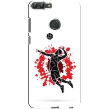 Чехлы с принтом Спортивная тематика для Huawei P Smart, Enjoy 7s, FIG-LA1 – Волейболист