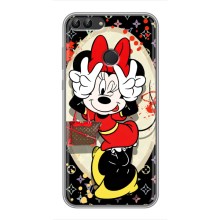 Чехол Disney Mouse Huawei P Smart, Enjoy 7s, FIG-LA1 (PREMIUMPrint) (Минни peace)