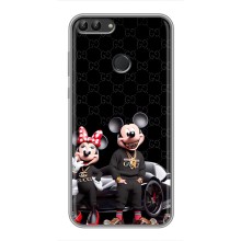 Чехол Disney Mouse Huawei P Smart, Enjoy 7s, FIG-LA1 (PREMIUMPrint) (Семья Маусов)