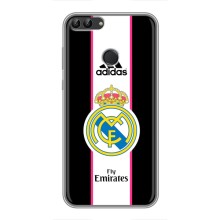 Чехол для Huawei P Smart, Enjoy 7s, FIG-LA1 с принтом (Лого Real Madrid)