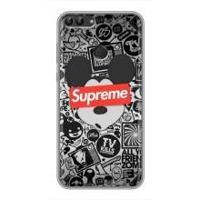 Чехол с Брендами одежды на Хуавей П Смарт – Supreme Маус