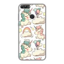 Чохол для Хуавей П Смарт - (Єдинорожки - Новинки) (AlphaPrint) (Єдиноріжки)