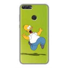 Чjхол з Сімпсонами для Huawei P Smart, Enjoy 7s, FIG-LA1 (VPrint) (Гомер Сімпсон)