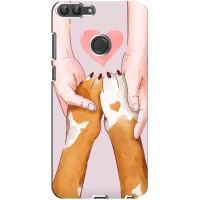 Чехол (ТПУ) Милые собачки для Huawei P Smart, Enjoy 7s, FIG-LA1 – Любовь к собакам