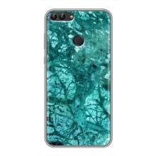 Мраморний чехол на Huawei P Smart, Enjoy 7s, FIG-LA1 (VPrint) (Зелений мрамор)
