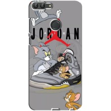 Силиконовый Чехол Nike Air Jordan на Хуавей П Смарт (Air Jordan)