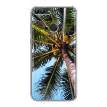 Силиконовый чехол с КАРТИНКАМИ лето для Huawei P Smart, Enjoy 7s, FIG-LA1 (AlphaPrint) – Пальма