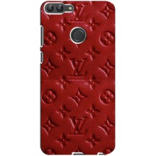 Текстурный Чехол Louis Vuitton для Хуавей П Смарт – Красный ЛВ