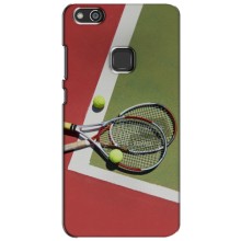 Чехлы с принтом Спортивная тематика для Huawei P10 Lite, WAS-LX – Ракетки теннис