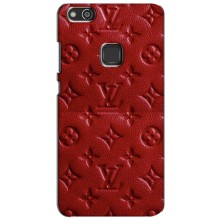 Текстурный Чехол Louis Vuitton для Хуавей П10 Лайт – Красный ЛВ