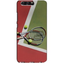 Чехлы с принтом Спортивная тематика для Huawei P10 Plus, VKY – Ракетки теннис