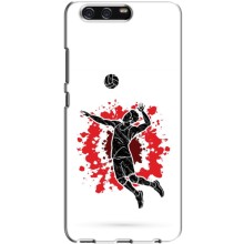 Чохли з прінтом Спортивна тематика для Huawei P10 Plus, VKY – Волейболіст