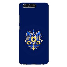 Чохли для Huawei P10 Plus, VKY Укр. Символіка (AlphaPrint) (Квітковий Герб)