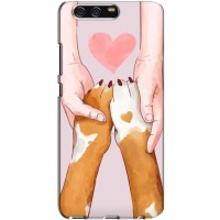 Чехол (ТПУ) Милые собачки для Huawei P10 Plus, VKY (Любовь к собакам)