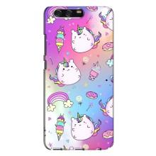 Чохол Unicorn на Huawei P10 Plus, VKY (Веселка і Єдинорог)