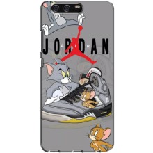 Силиконовый Чехол Nike Air Jordan на Хуавей П10 Плюс – Air Jordan
