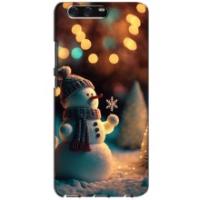 Чехлы на Новый Год Huawei P10, VTR – Снеговик праздничный