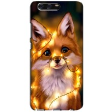 Чехлы с картинкой Лисички для Huawei P10, VTR (VPrint) (Лисичка в гирляндах)