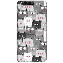 Чехлы с Котиками для Huawei P10, VTR (VPrint) (Рисованные котики)