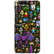 Чехол Майнкрафт на Huawei P10, VTR (AlphaPrint) Minecraft (Коллаж Майнкрафт)