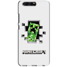 Чехол Майнкрафт на Huawei P10, VTR (AlphaPrint) Minecraft (крипер Майнкрафт)