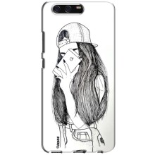 Чехол с печатью для Huawei P10, VTR - (Мода) (AlphaPrint) (Фото девочки)