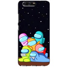 Чехол Амонг Ас для Huawei P10, VTR (AlphaPrint) (Скины в космосе)