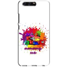 Чехол Амонг Ас для Huawei P10, VTR (AlphaPrint) (Яркий АмонгАс)