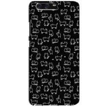 Чехол с принтом для Huawei P10, VTR (AlphaPrint) Модные коты (Меленькие котики)
